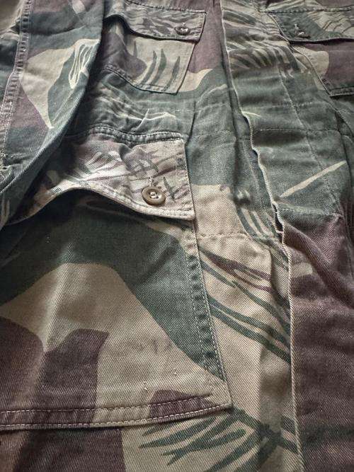 BSAP PATU RHODESIA CAMO BUSH JACKET, with back zipper Pouch & PATU Patch