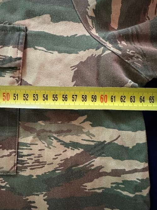 Namibian Camo Shirt, Number Stamped in collar is 123.