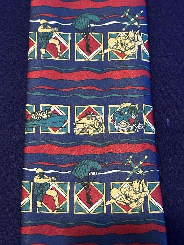 SA Special Forces / RECCE Silk Tie - By Manufacturer Mario Vialli (Milan, Italy)