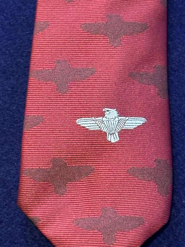 44 Parachute Brigade Tie - Manufacturer Roma Sport - Colour Red