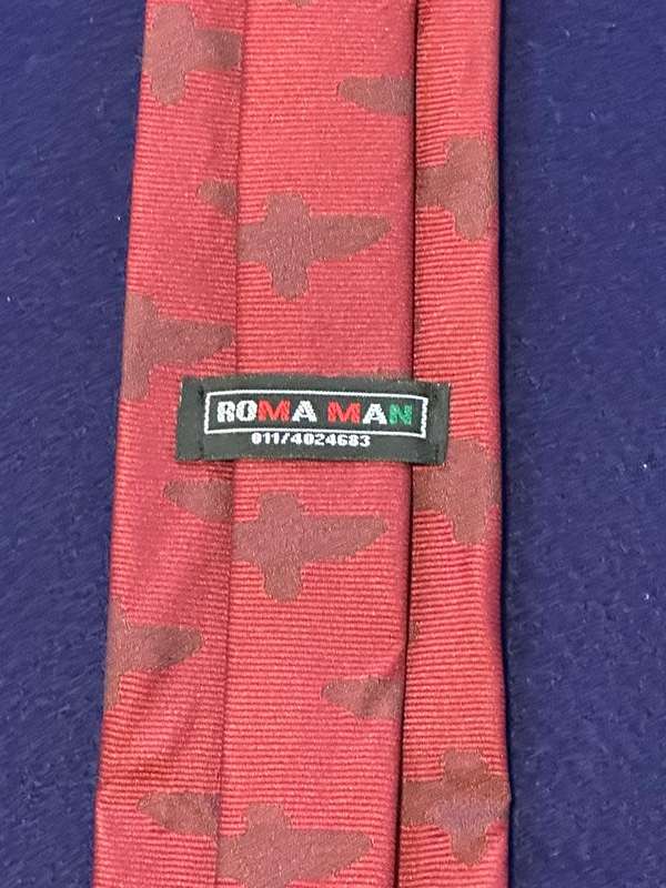 44 Parachute Brigade Tie - Manufacturer Roma Sport - Colour Red