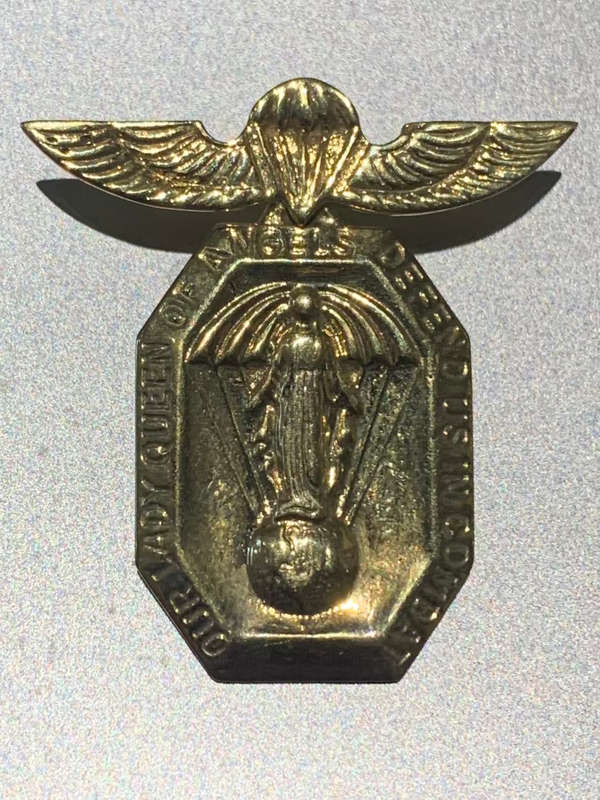 Hunter Group Wing with St Mary, The Immaculate Pendant