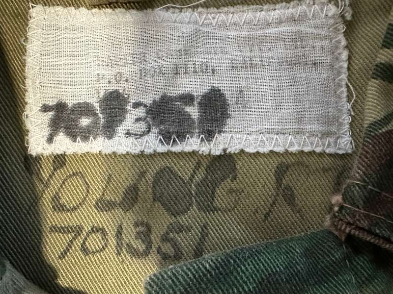 RHODESIA CAMO BUSH JACKET, with Padded Elbows  - In Excellent Condition to RT Young