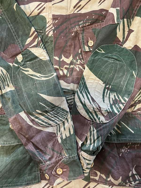 RHODESIA CAMO BUSH JACKET, with Padded Elbows  - In Excellent Condition to RT Young