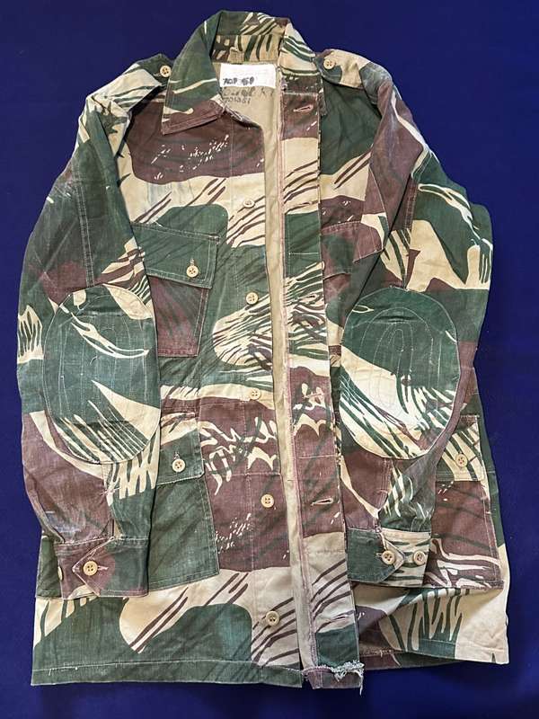 RHODESIA CAMO BUSH JACKET, with Padded Elbows  - In Excellent Condition to RT Young