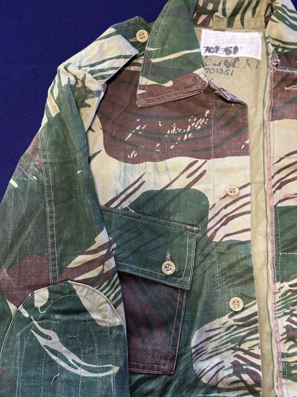 RHODESIA CAMO BUSH JACKET, with Padded Elbows  - In Excellent Condition to RT Young