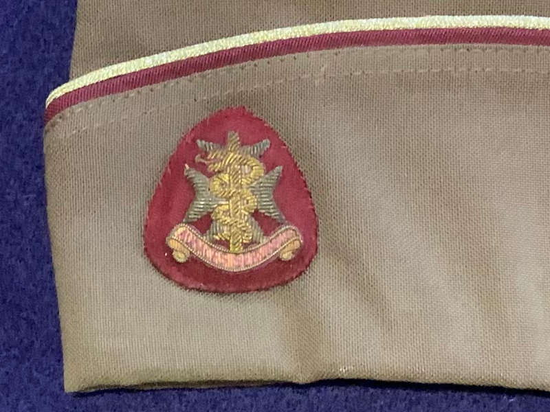 SA ARMY Medical Corps Side Cap - Bullion Wire Medic Cap Badge