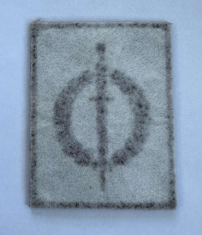 SA Special Forces Operator Qualification Badge Embroidered on Nutria