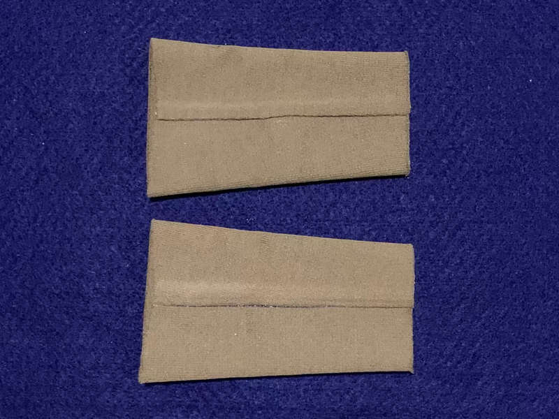 SA Army Lieutenant Tupper Ranks, Embossed Type - 1 Pair