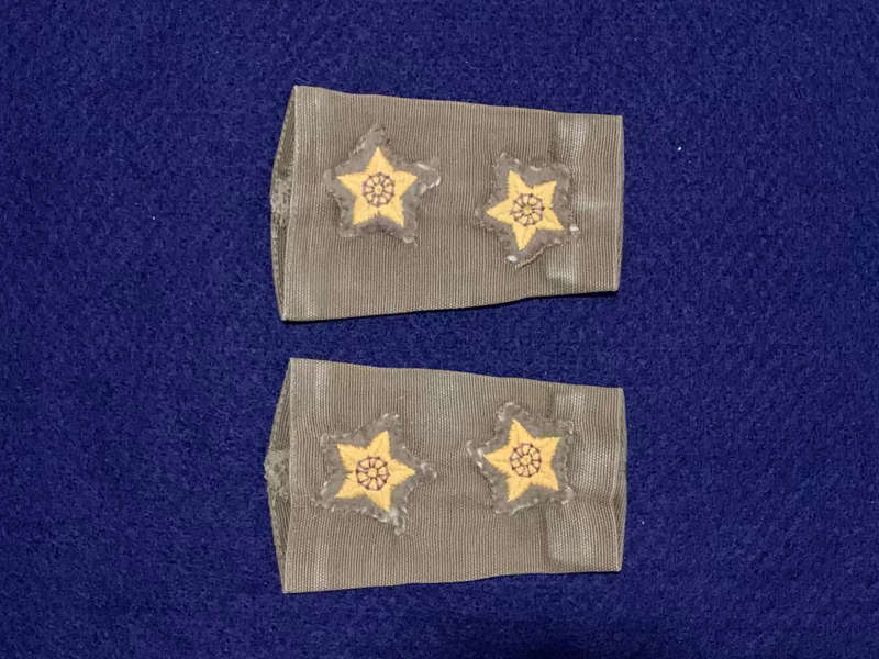 SA Army Lieutenant Ranks, Embroidered on Nutria - 1 Pair