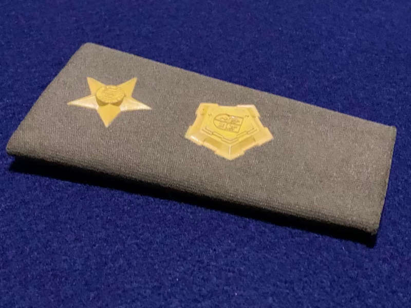 SA Army Commandant Tupper Ranks, Embossed Type - 1 Rank