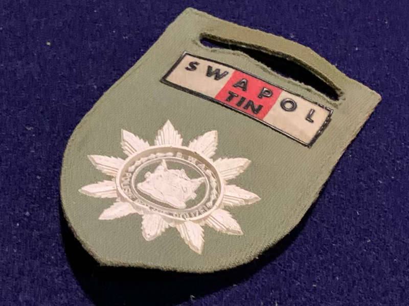 SWAPOL TIN (Koevoet) Tupper Flash - Original Used
