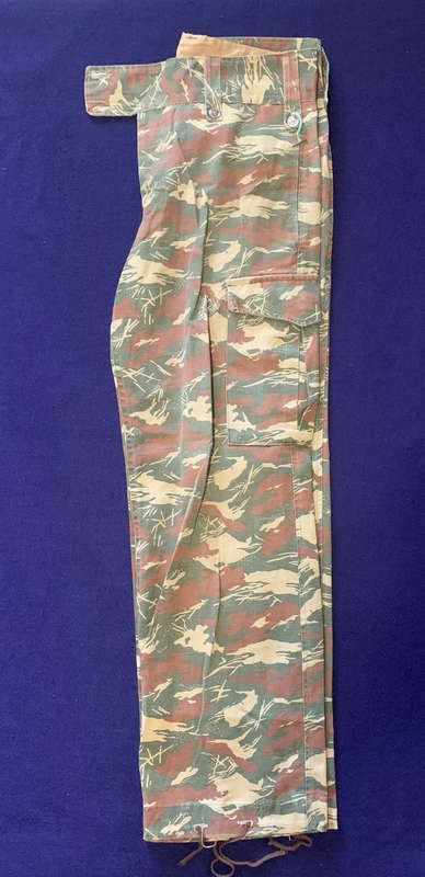 SWA Police Koevoet Camoflage Long Trousers - 1981, Manufacturer Thruster Group, SA