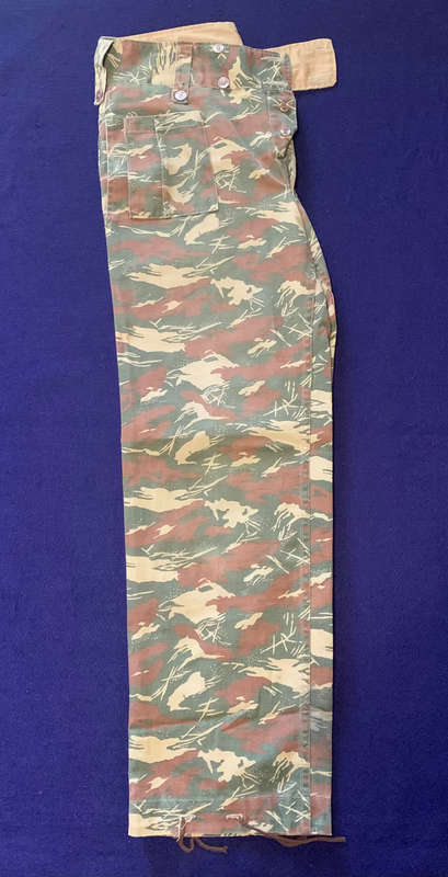 SWA Police Koevoet Camoflage Long Trousers - 1981, Manufacturer Thruster Group, SA