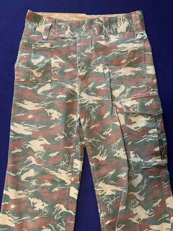 SWA Police Koevoet Camoflage Long Trousers - 1981, Manufacturer Thruster Group, SA