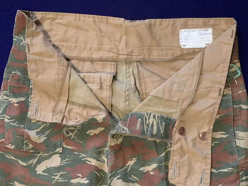 SWA Police Koevoet Camoflage Long Trousers - 1981, Manufacturer Thruster Group, SA