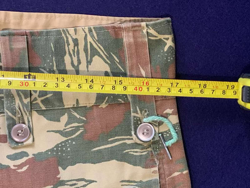 SWA Police Koevoet Camoflage Long Trousers - 1981, Manufacturer Thruster Group, SA