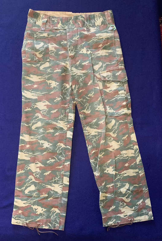 SWA Police Koevoet Camoflage Long Trousers - 1981, Manufacturer Thruster Group, SA