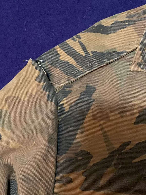 SA Railway Police Camo BushJacket - Manufacturer HJ Henochsburg 1990