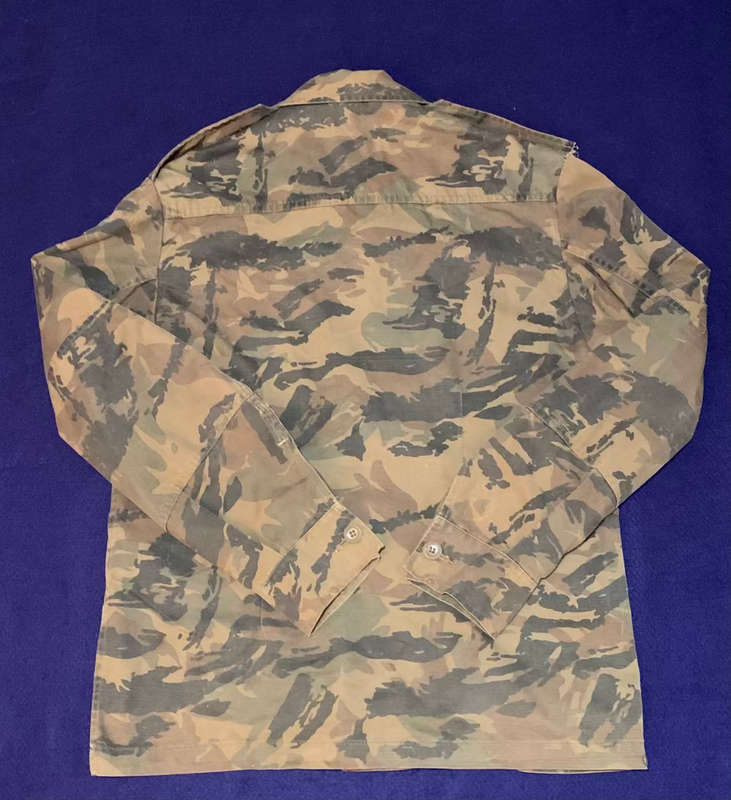 SA Railway Police Camo BushJacket - Manufacturer HJ Henochsburg 1990