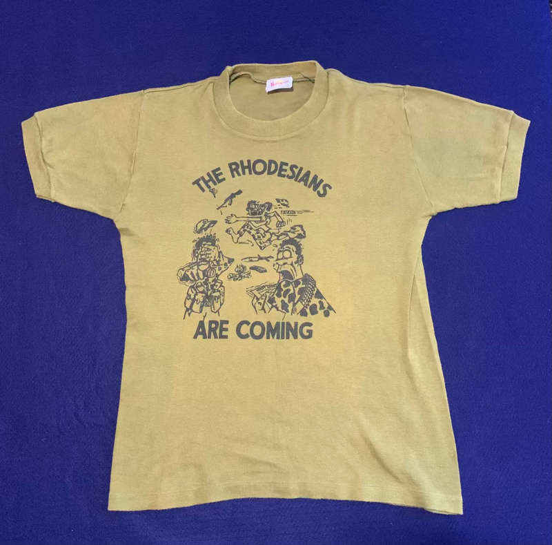 RHODESIAN T-Shirt , Made by Monogram, 92cm - THE RHODESIANS ARE COMING - THE RHODESIANS HAVE BEEN