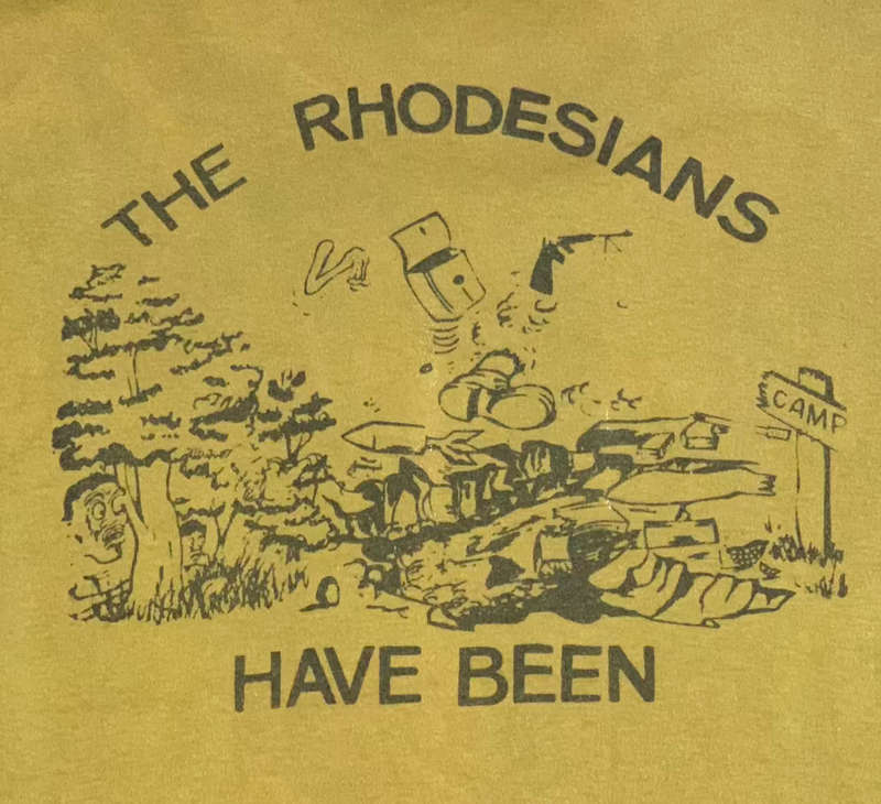 RHODESIAN T-Shirt , Made by Monogram, 92cm - THE RHODESIANS ARE COMING - THE RHODESIANS HAVE BEEN