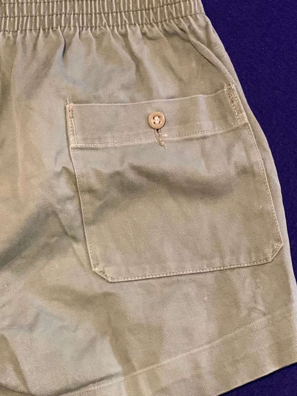 RHODESIAN KHAKI SHORT TROUSERS - Rowett & Sons 1975 - Great Condition