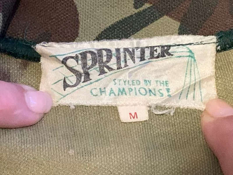 Rare RHODESIAN Camoflage 2 Piece Tracksuit - Condition As Issued, Made by Sprinter, Size M