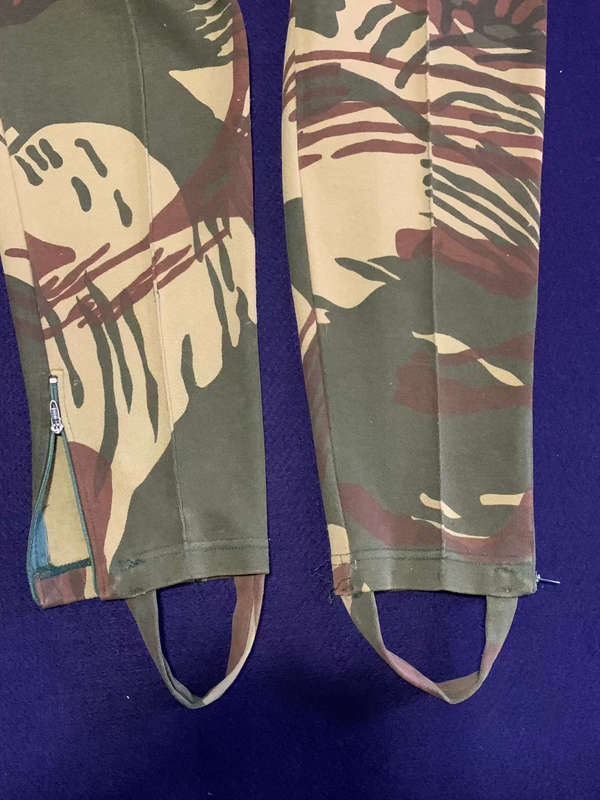Rare RHODESIAN Camoflage 2 Piece Tracksuit - Condition As Issued, Made by Sprinter, Size M