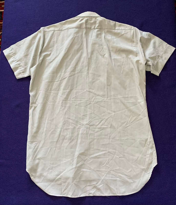 RHODESIA Grey Short Sleeve Shirt, Manufactured by Statesman, Size 42 - New as Issued