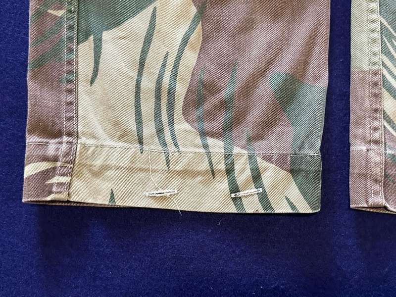RHODESIAN ARMY CAMO TROUSERS, with Rear Padding and Waist Adjuster