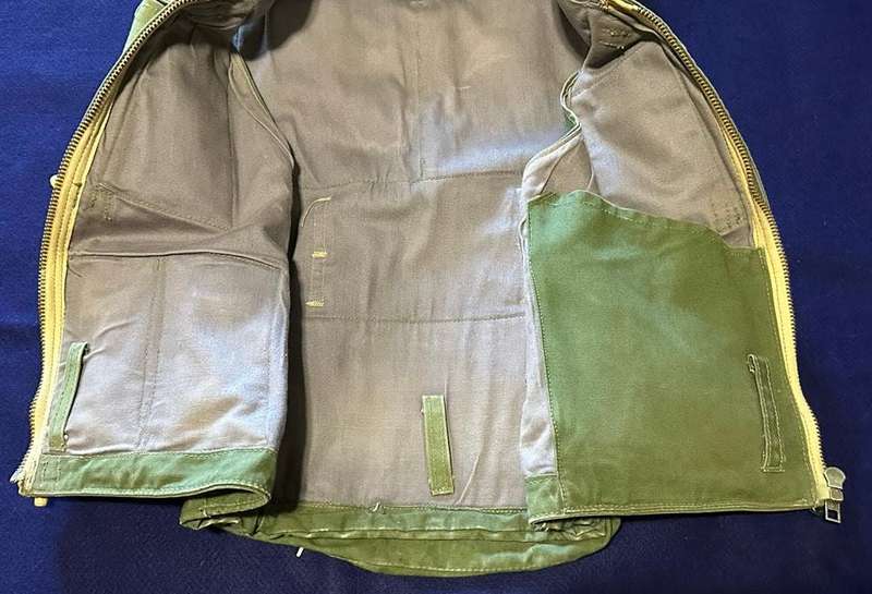 SUPERB RHODESIAN OLIVE GREEN FIRE FORCE VEST, Made by NORTH PRODUCTS Rhodesia, Size 92cm (MINT)