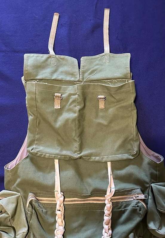 SUPERB RHODESIAN OLIVE GREEN FIRE FORCE VEST, Made by NORTH PRODUCTS Rhodesia, Size 92cm (MINT)
