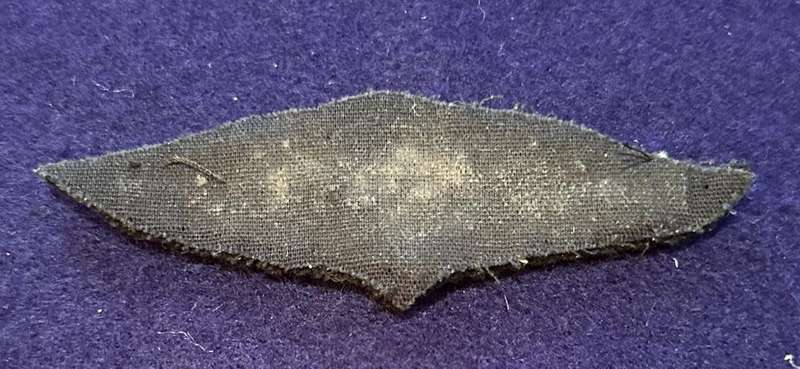 RARE SA Navy Para Qualification Badge - Bullion Wire on Felt, Original Period Piece