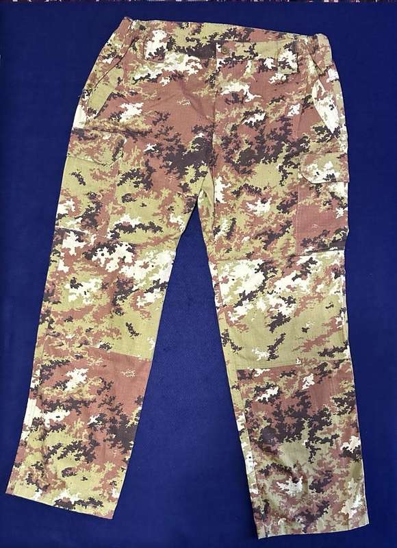 Commercial Copy Italian Vegatato Digital Camouflage Long Trouser, Ripstop Poly/Cotton - Size Large