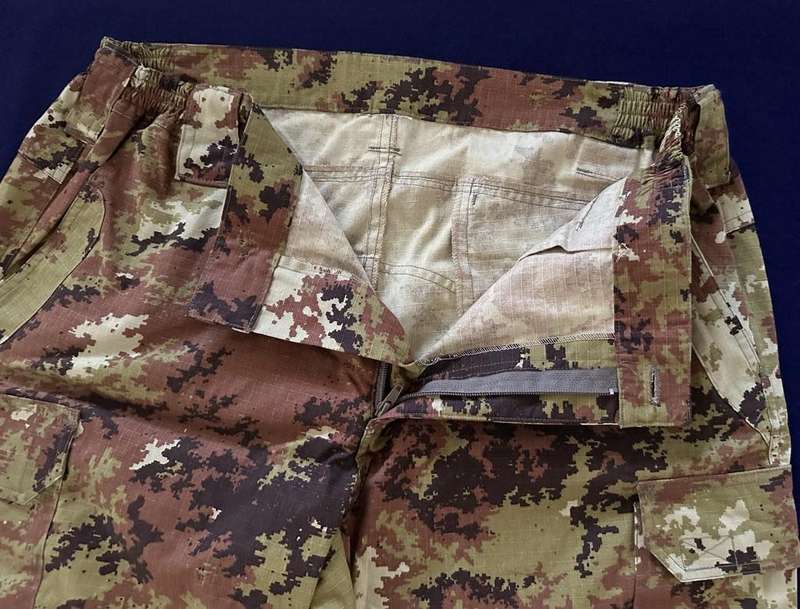 Commercial Copy Italian Vegatato Digital Camouflage Long Trouser, Ripstop Poly/Cotton - Size Large