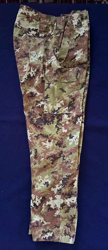 Commercial Copy Italian Vegatato Digital Camouflage Long Trouser, Ripstop Poly/Cotton - Size Large