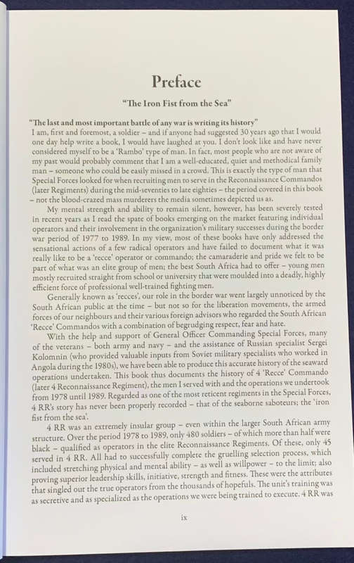 Iron Fist from the Sea Softcopy Edition - Signed by 25+ Recce Operators