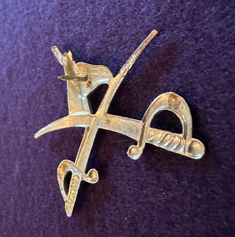 SADF PTI Instructor Chrome Qualification Badge - Dinnes 909