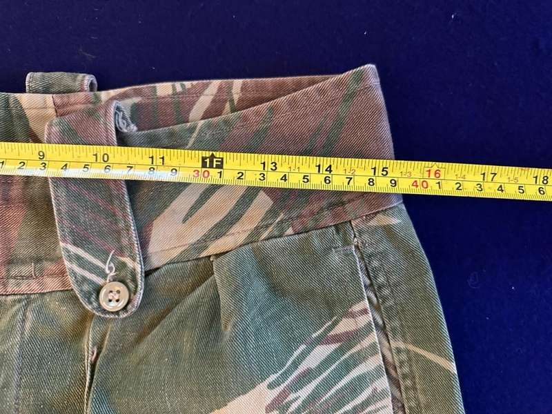 RHODESIAN ARMY CAMO TROUSERS, with Sewn in Seams
