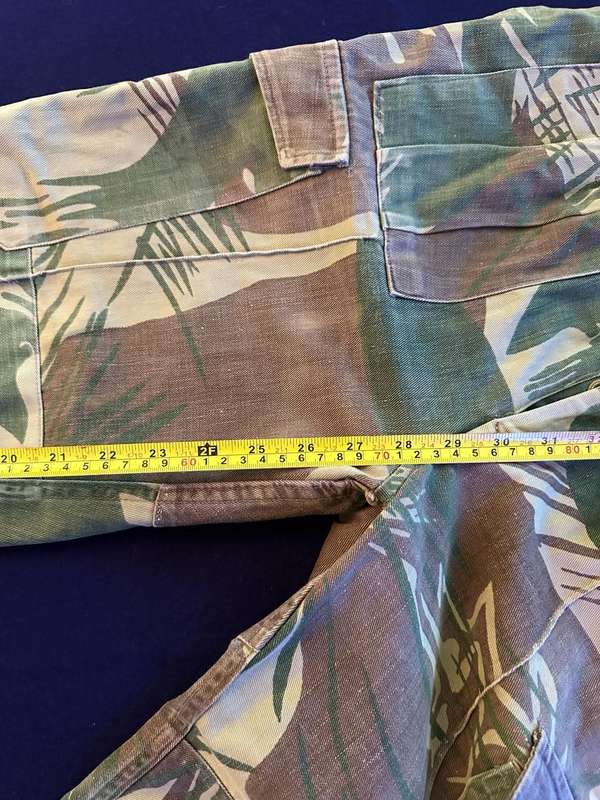 RHODESIAN ARMY CAMO TROUSERS, with Sewn in Seams