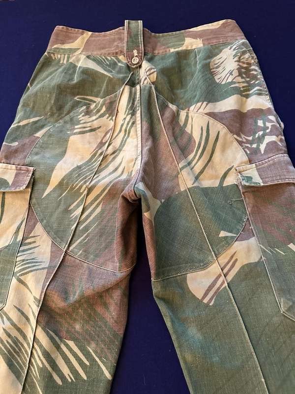 RHODESIAN ARMY CAMO TROUSERS, with Sewn in Seams