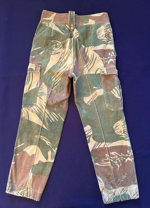 RHODESIAN ARMY CAMO TROUSERS, with Sewn in Seams