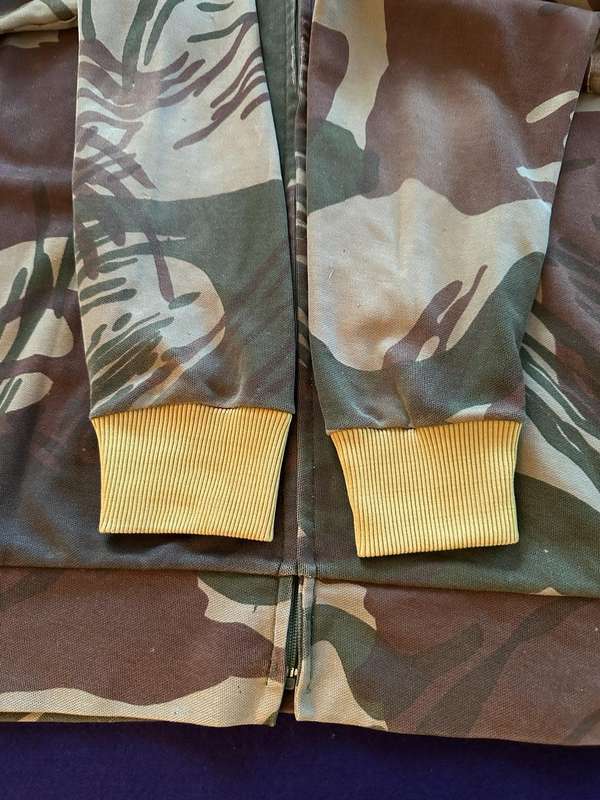 Rare RHODESIAN Camoflage 2 Piece Tracksuit - Made by Sprinter - Period Piece