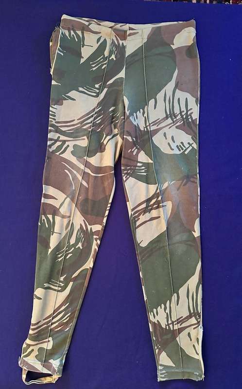 Rare RHODESIAN Camoflage 2 Piece Tracksuit - Made by Sprinter - Period Piece
