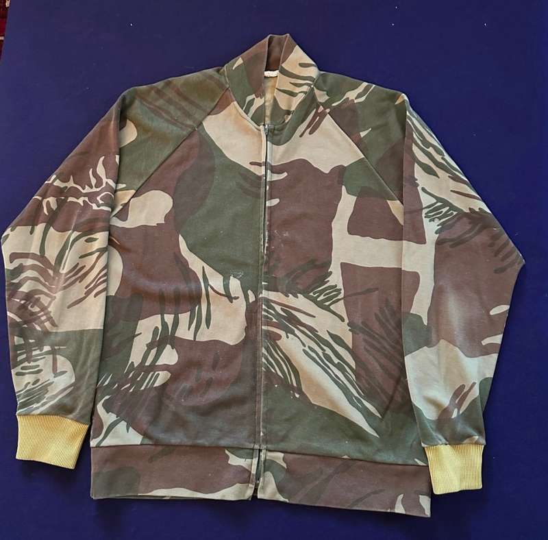 Rare RHODESIAN Camoflage 2 Piece Tracksuit - Made by Sprinter - Period Piece