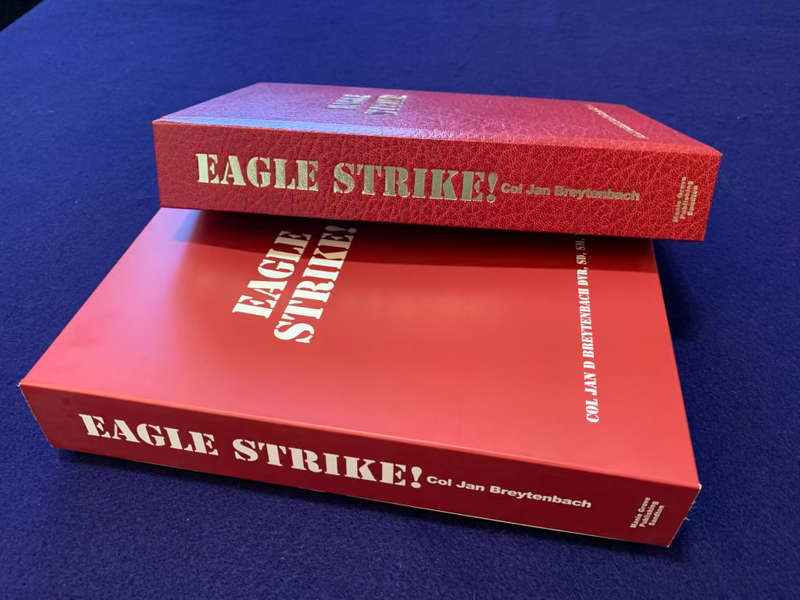 EAGLE STRIKE by Col. Jan Breytenbach, Hardcover Limited Edition No 62, Signed with Protective Cover