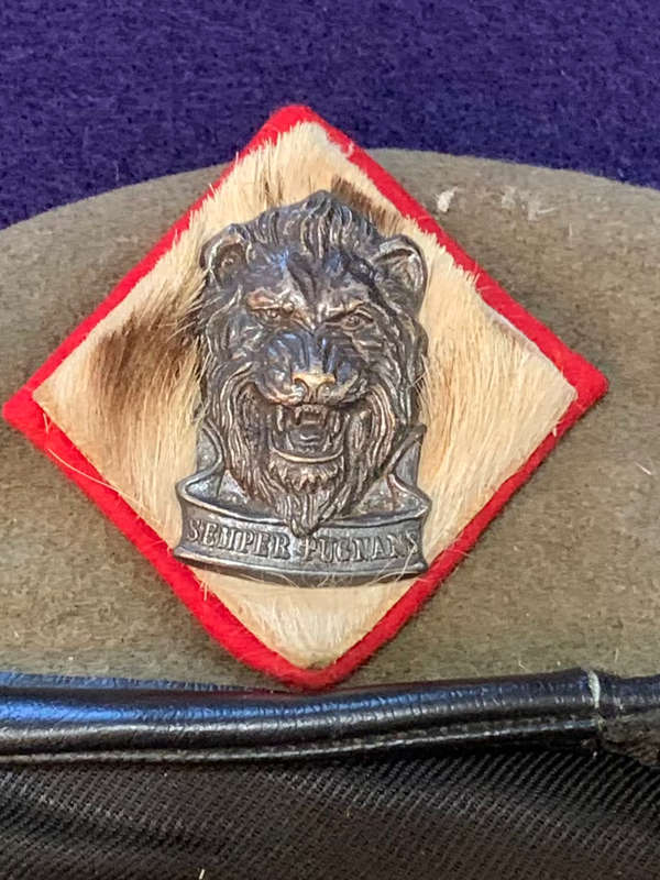 SWATF Reaction Force Beret 1979/80 - with RARE cheetah Felt Backing - Period Piece