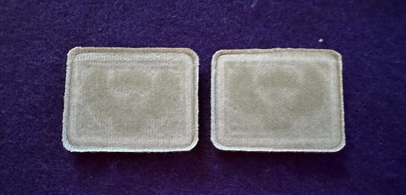 SA Army Rank Insignia Major Embossed Badge - Set (Iron On)