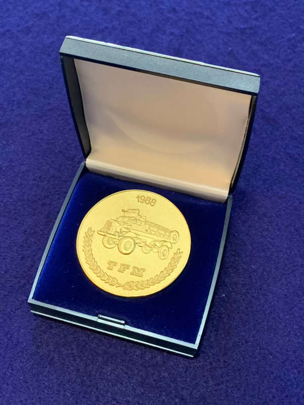 RECCE / Operation Firewood Medallion in Presentation Box - Original Piece